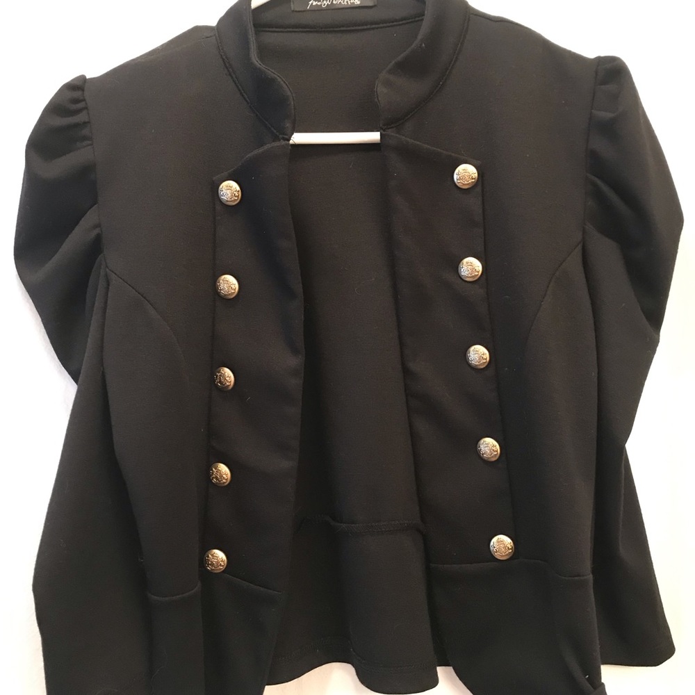 Blazer with Shoulder Pads